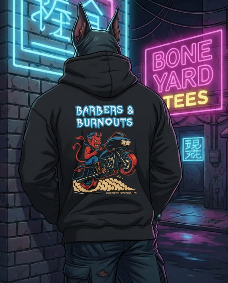 Barber & Burnout custom design